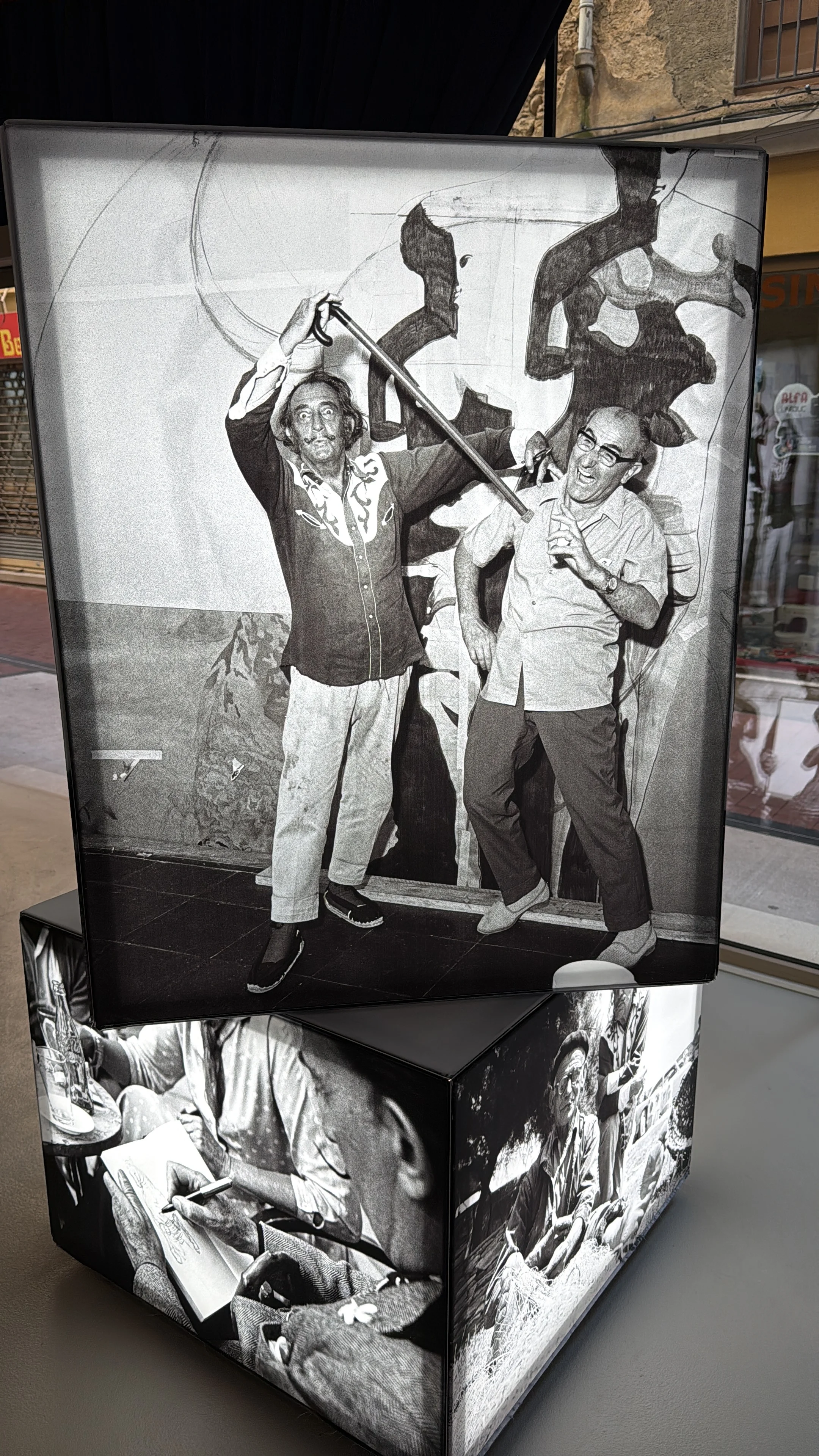 L’exposició està comissariada per Manel Gràvalos i Francesc Guillamet, amb Santi Coll com a documentalista i Jordi Meli, fill del fotògraf, com a responsable del fons