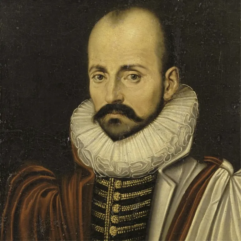 Retrat de Michel de Montaigne. Autoria desconeguda. Segle XVII | © Reproducció del retrat conservat a la col·lecció del castell de Versailles. INV 9439, LP 2487, INV.1850 3891 Retrat de Michel de Montaigne. Autoria desconeguda. Segle XVII | © Reproducció del retrat conservat a la col·lecció del castell de Versailles. INV 9439, LP 2487, INV.1850 3891