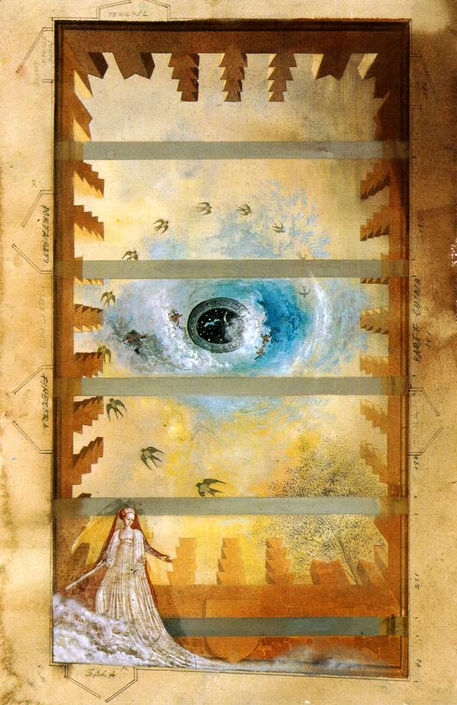 Projecte per a sostre de la Sala dels Escuts, Púbol