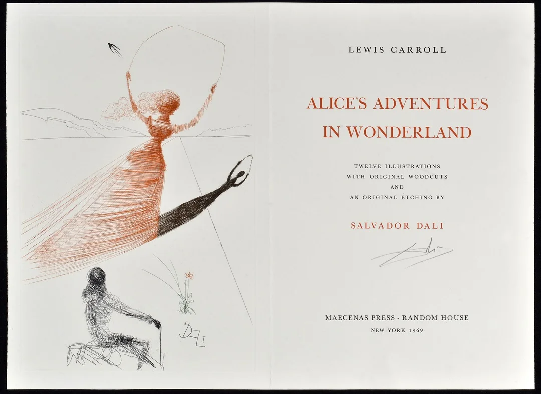 Dotze il·lustracions de Salvador Dalí. Frontispici. | © Salvador Dalí, Fundació Gala-Salvador Dalí/VEGAP, Figueres, 2025